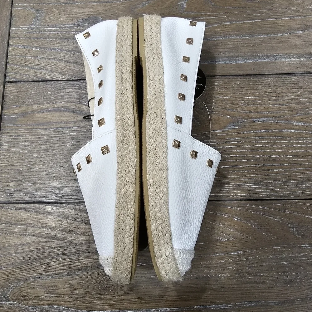Alexis Bendel Studded Espadrille Alpargata, Size 9, NWT